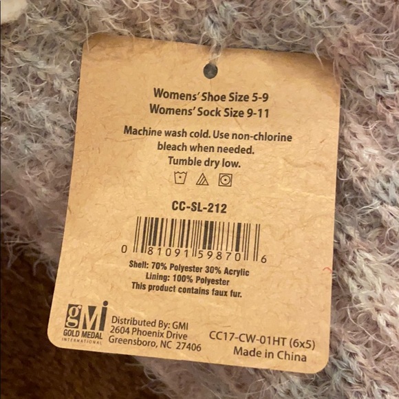 Clear Creek Warm Fuzzy Socks/Booties - Picture 4 of 4